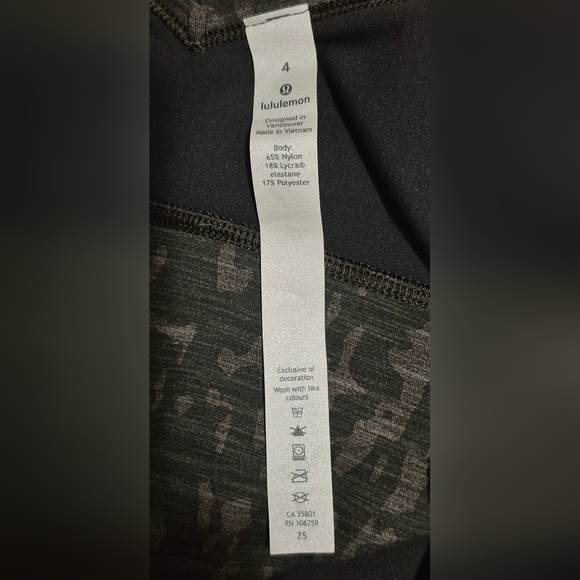 Lululemon Power Pivot Tank *Tough Heathered PU Bronze Green Dark Olive - Picture 6 of 6